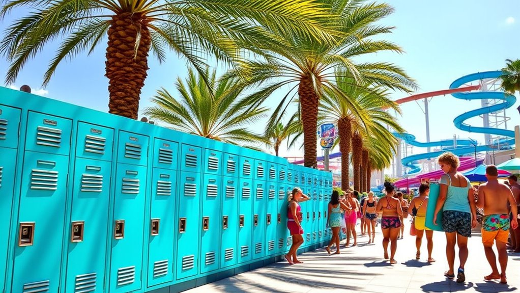 convenient lockers near attractions
