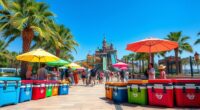 coolers permitted at water parks