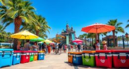 coolers permitted at water parks
