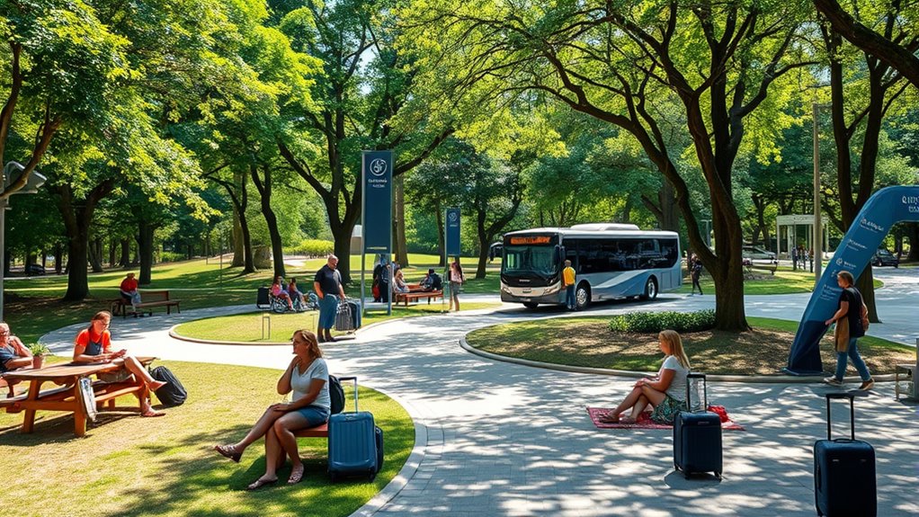 coordinate shuttle departure schedules