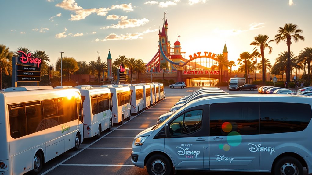 disney water park transportation options