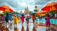 disney water parks rain policies