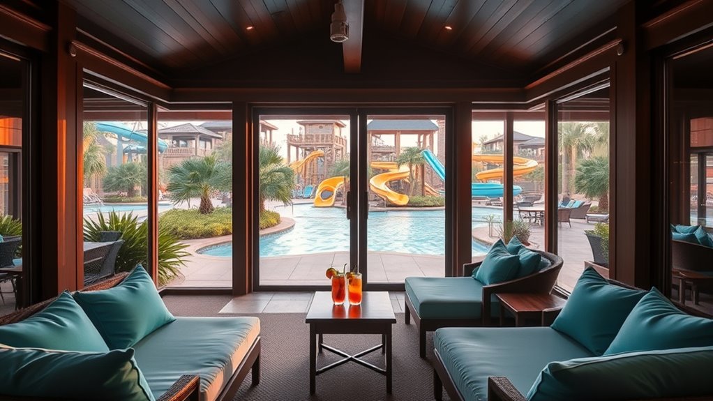 exclusive cabana location benefits