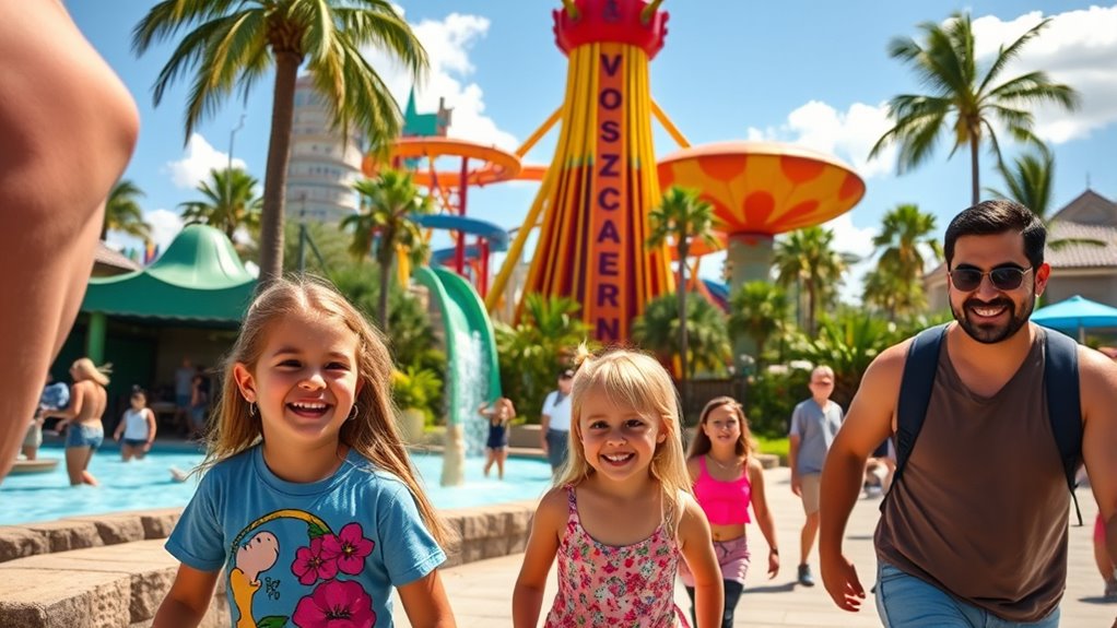 family friendly water attractions