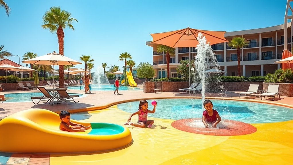 family friendly waterpark accommodations