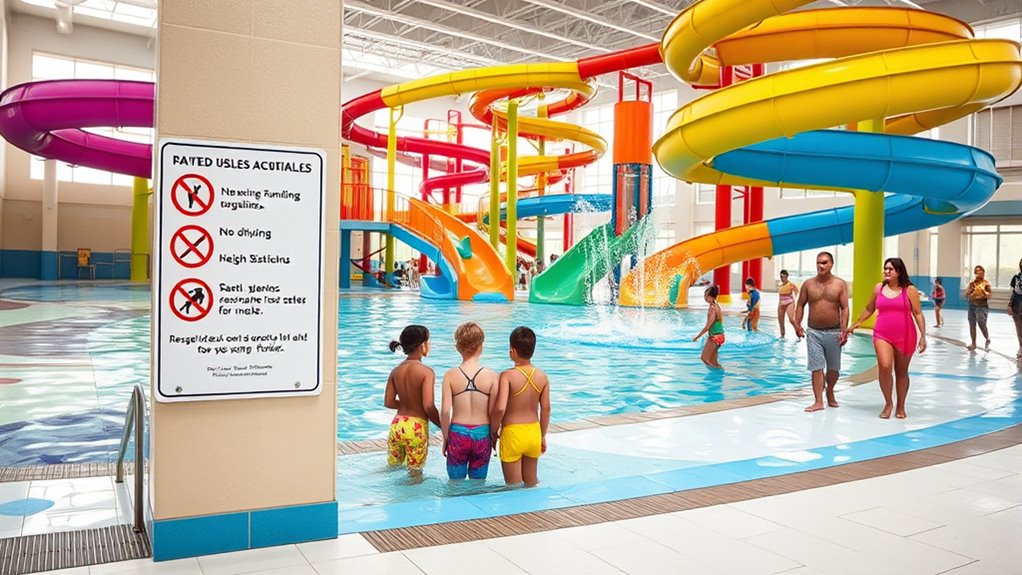 follow water park safety rules