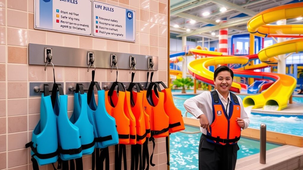 free water park life jackets