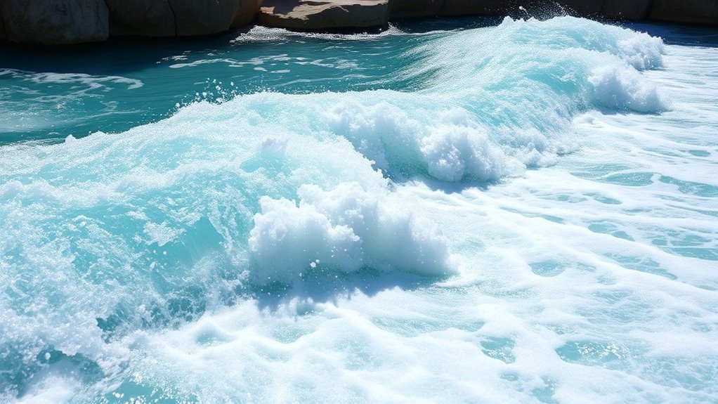 gravity powered wave generation system