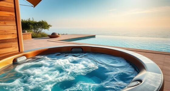hot tub and pool spa