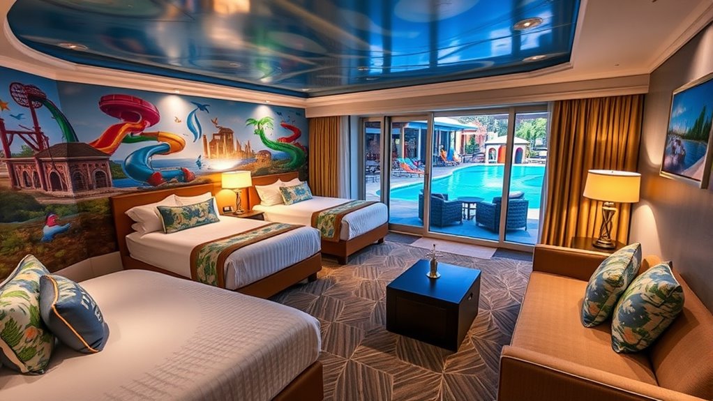 immersive themed family suites