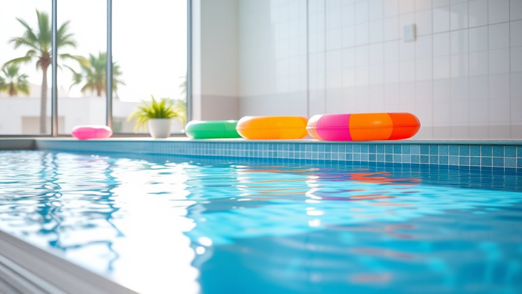 indoor floaties permitted only