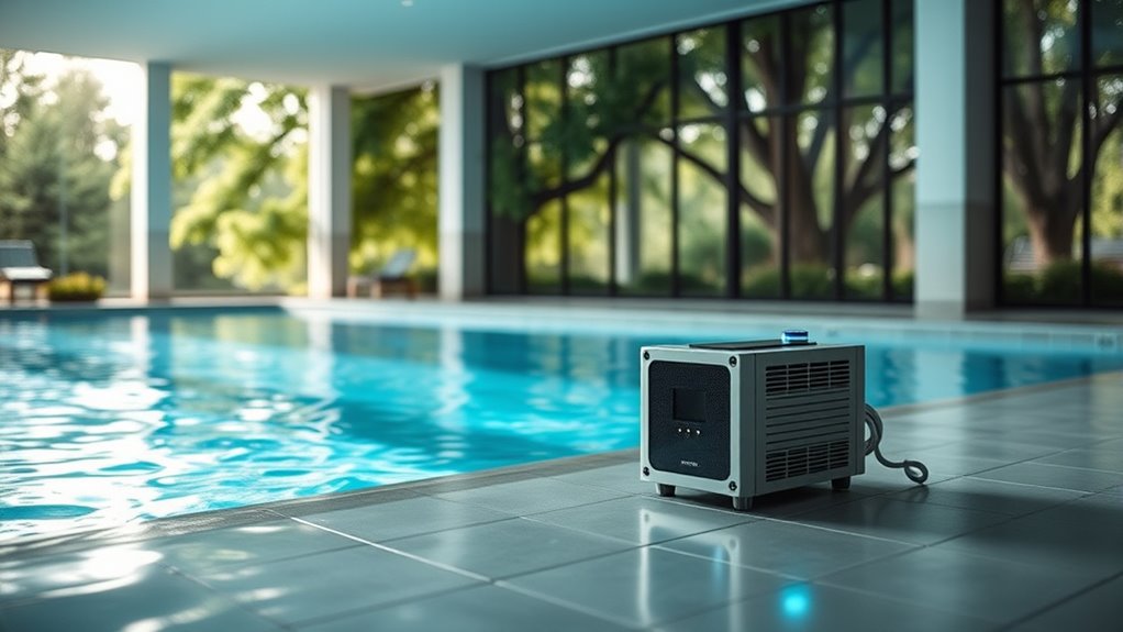 indoor pool chloramine odor