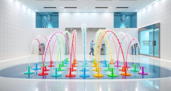 indoor splash pad sanitization