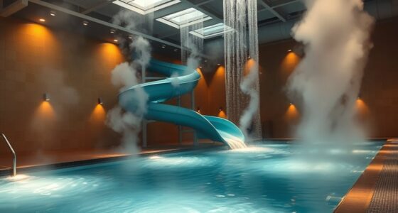 indoor water park climate control