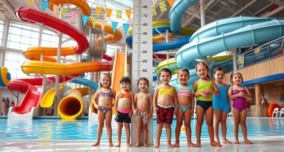 indoor water park height age rules