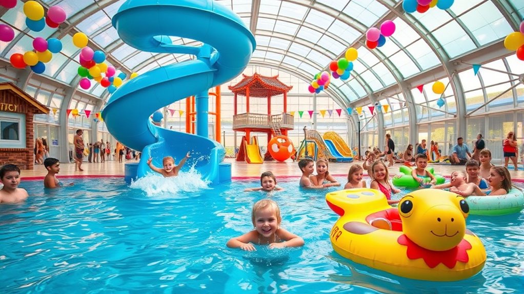 indoor water park parties
