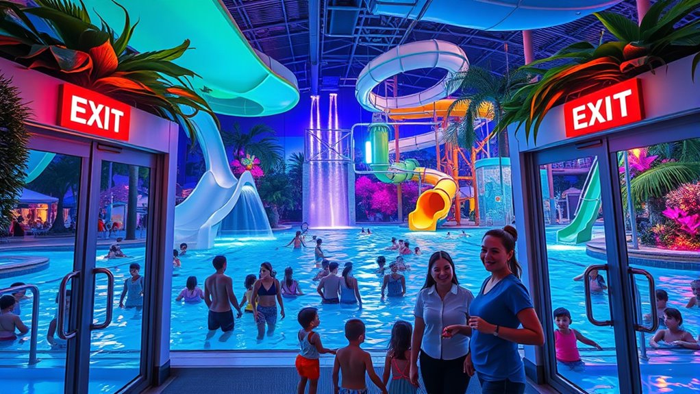 indoor water park reentry policy