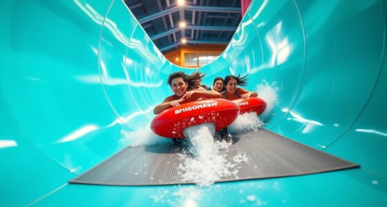 indoor water slide physics