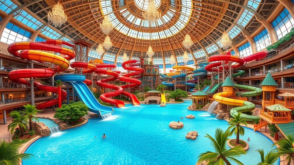 indoor waterpark signature rides