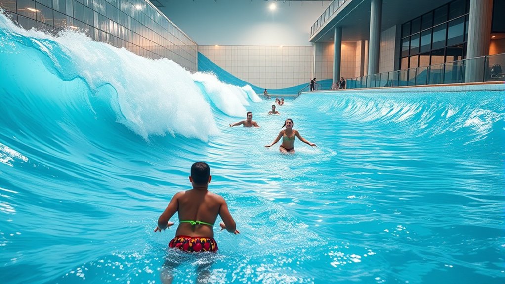indoor wave pool mechanics