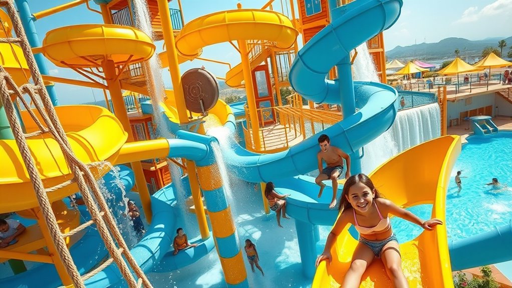 interactive multi level climbing zones