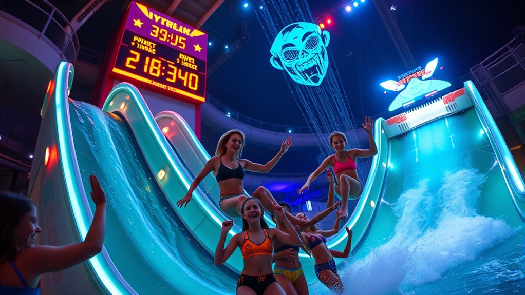 interactive waterpark technology enhancements