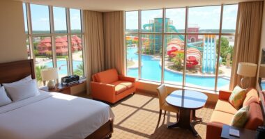 large water park accommodations