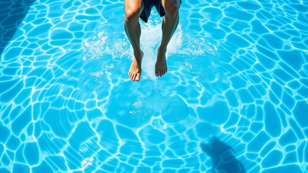 low impact water jumping