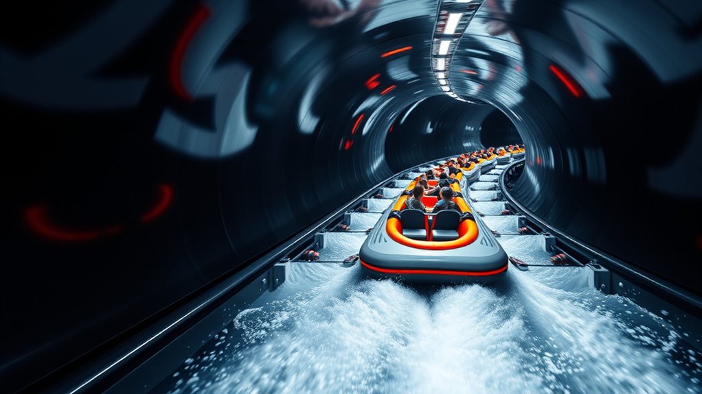 magnetic fields propel rafts