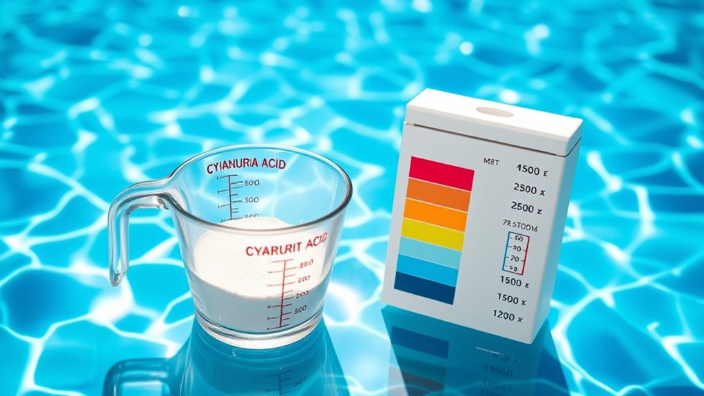 manage cyanuric acid levels