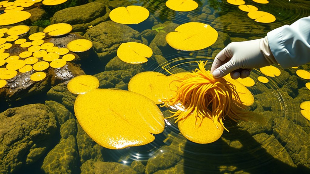 manual scrubbing and water changes