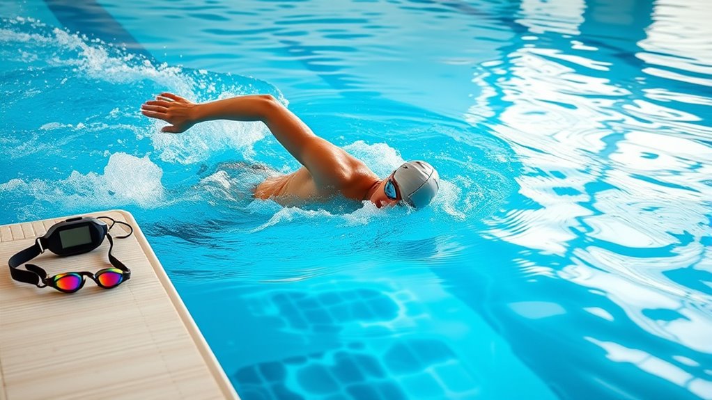 monitor swim progress metrics