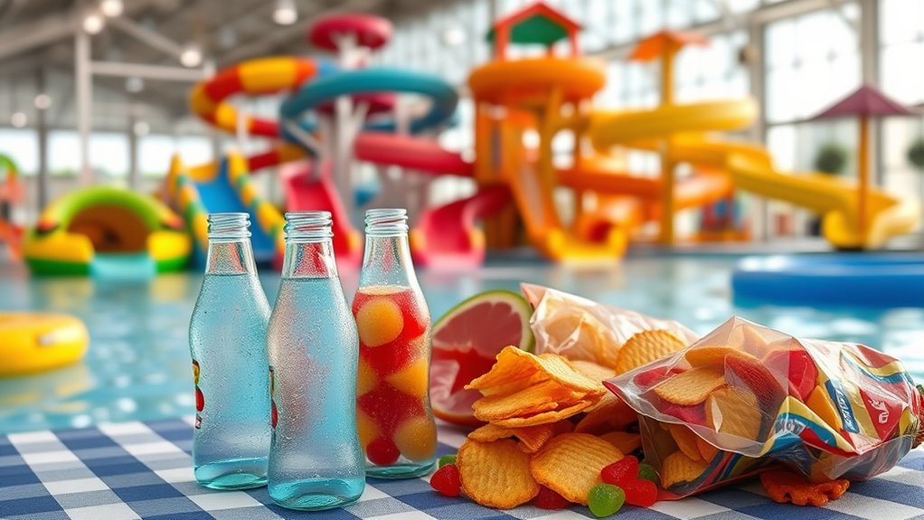 pack on site approved snacks