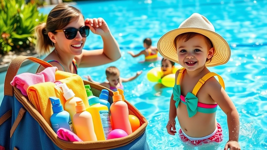 pack sun water comfort