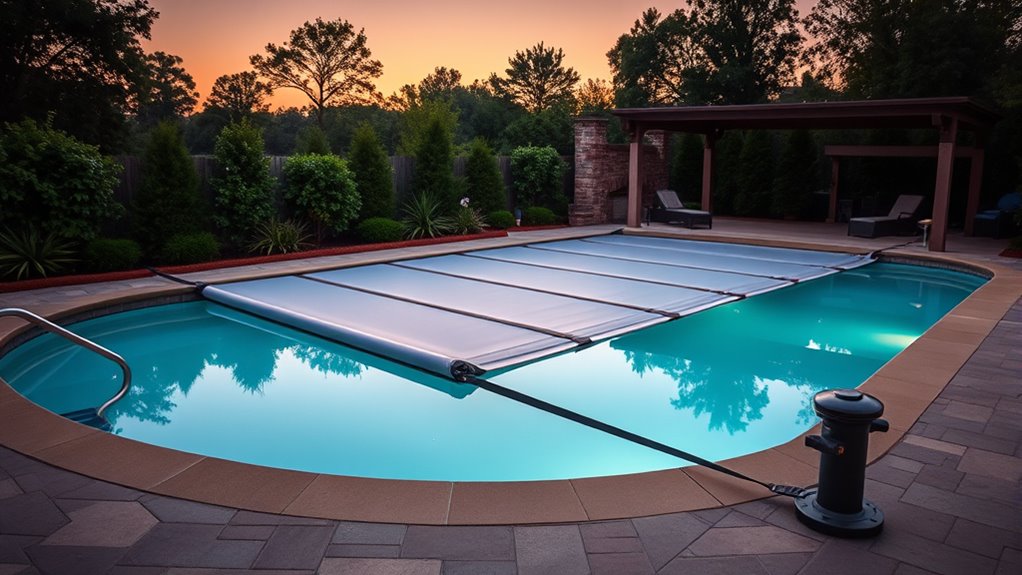 pool cover and equipment protection