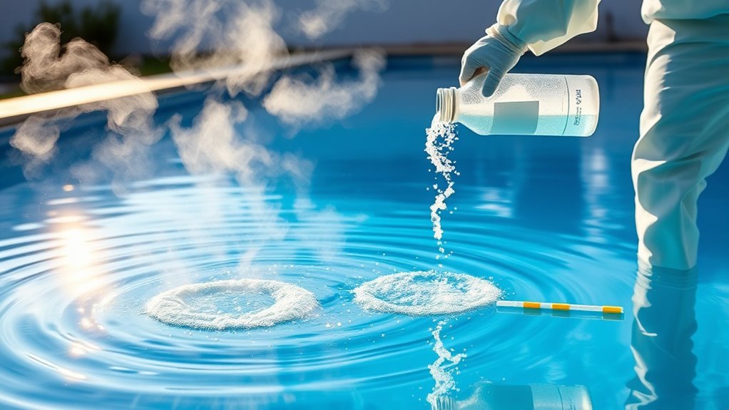 pool shock eliminates contaminants