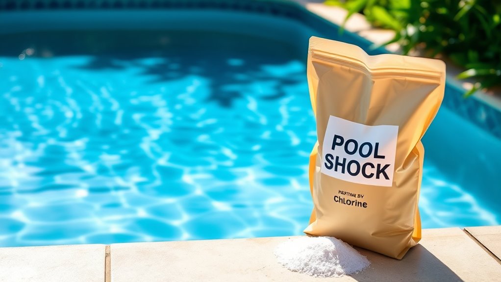 pool shock indicators