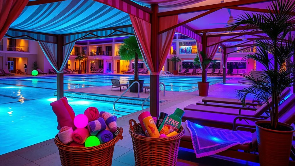 premium cabana amenities included