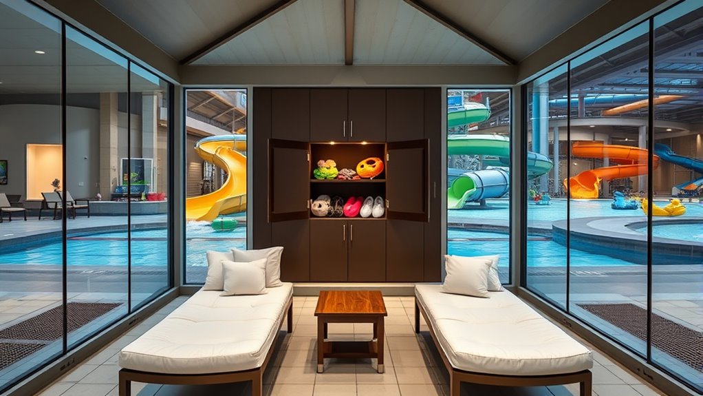 private secure cabana storage