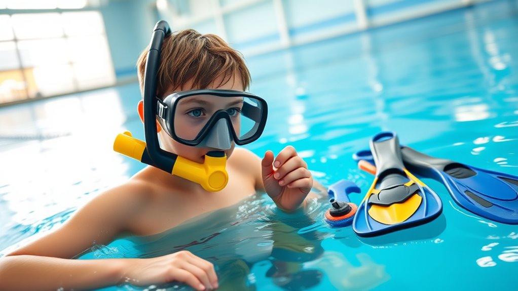 proper pool snorkel gear selection
