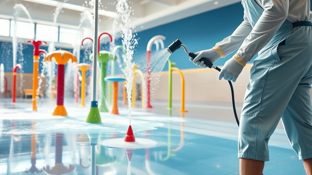 regular water and surface maintenance