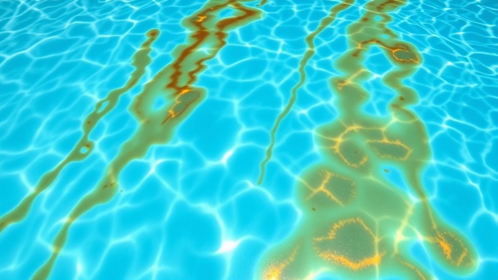 removing metal pool stains