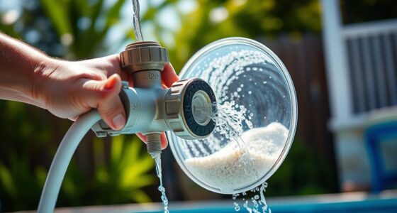 rinse sand filter properly