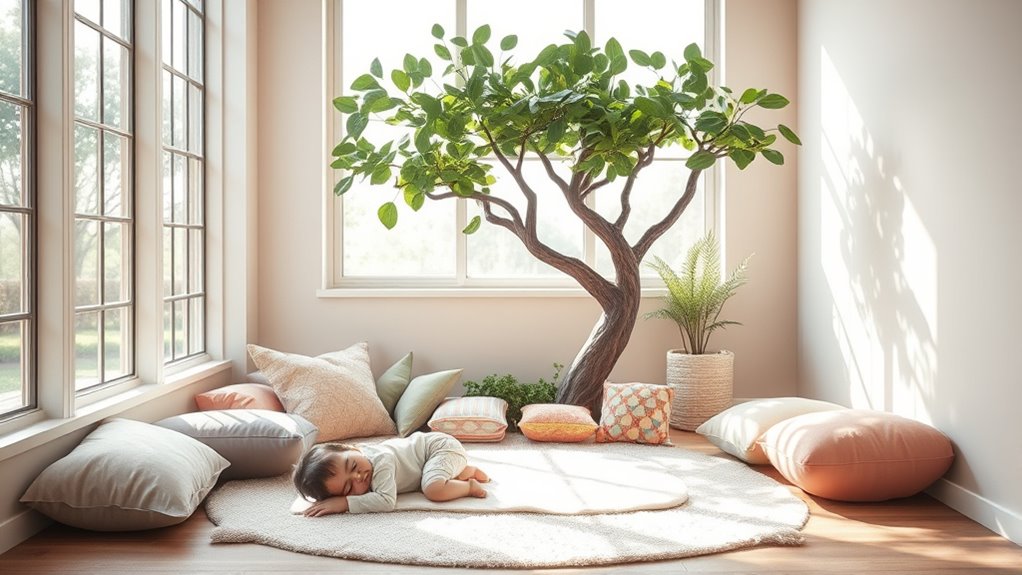 safe cozy nap zones