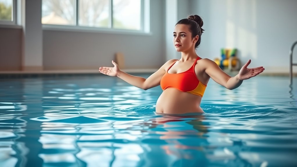 safe pregnancy pool exercises