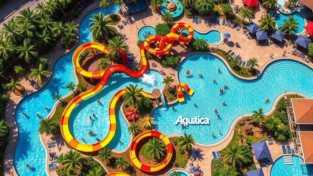 san antonio aquatica map attractions