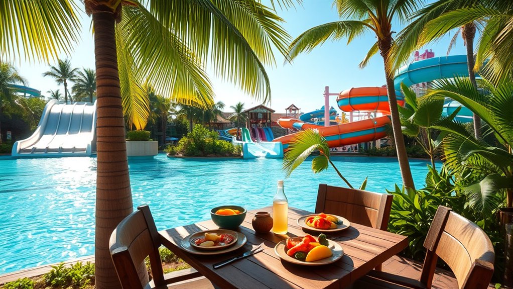 serene eating areas nearby