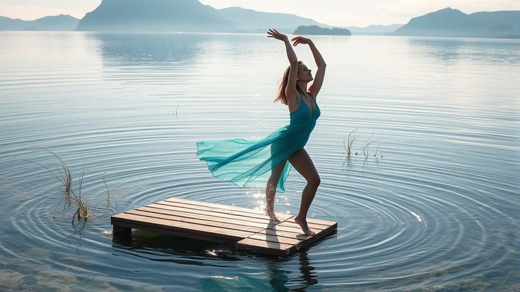 shallow water yoga breathing