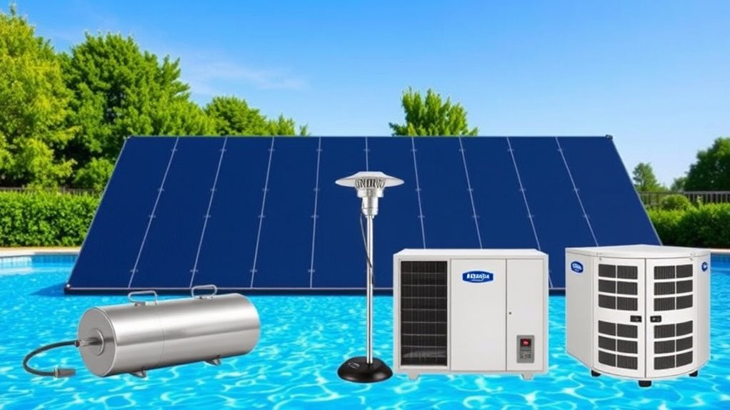 solar pool heating components
