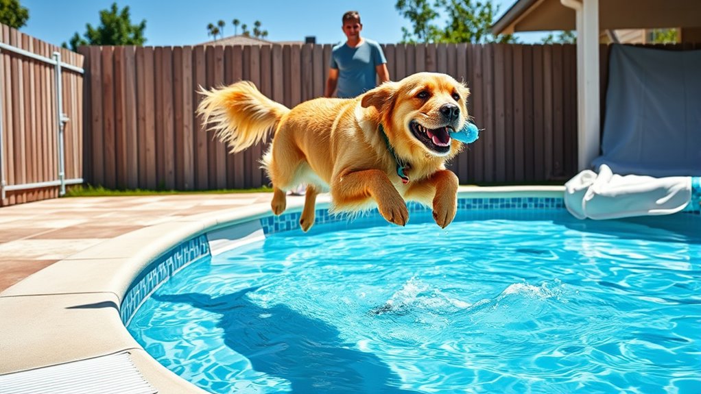 supervise pets near water